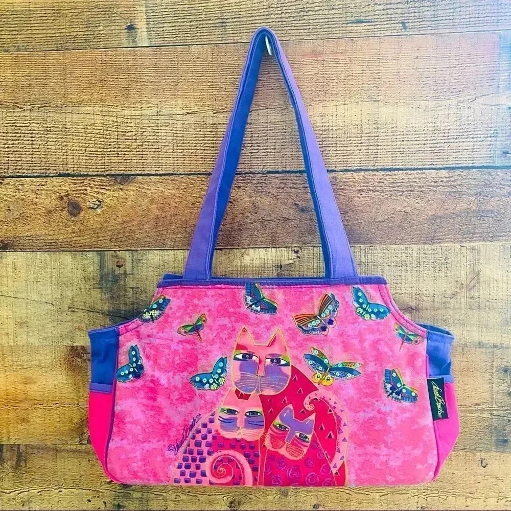 Lauren Burch Cat Tote Bag